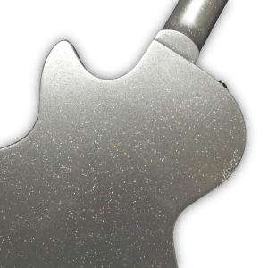 Custom Made Silver Sparkle P90 Pickups Single Cut LP Junior Style 6 Strings Electric Guitar - Image 7