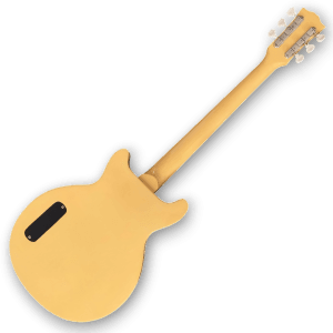 Custom Made Double Cut TV Yellow P90 Pickups LP Junior Style 6 Strings Electric Guitar - Image 4