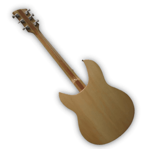 Custom Made Mapleglo Semi-Hollow Body 381 Style 6 String Electric Guitar - Image 4