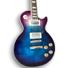 Custom Made Flame Maple Top 6 Strings LP Style Blueberry Burst Electric Guitar