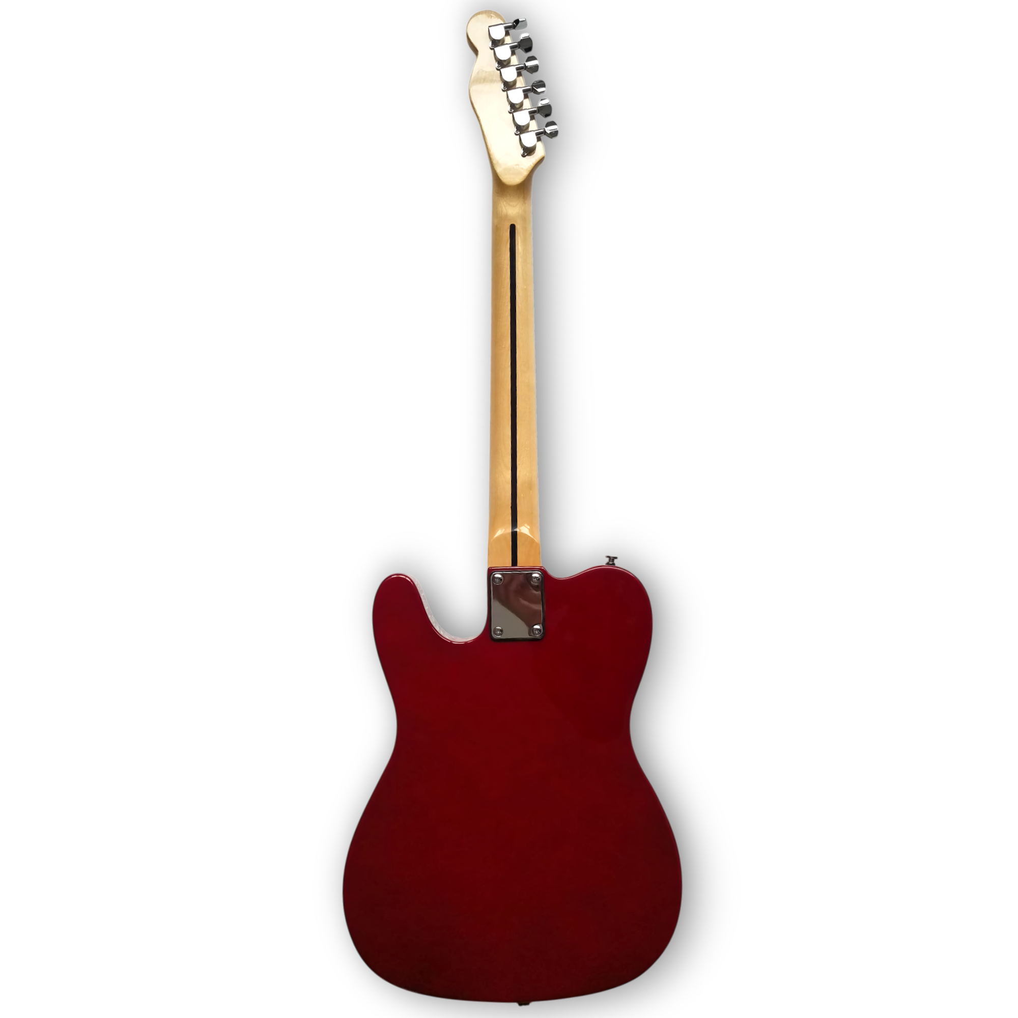 Custom Made Tele Style Red Paisley 6 Strings Electric Guitar - Image 7