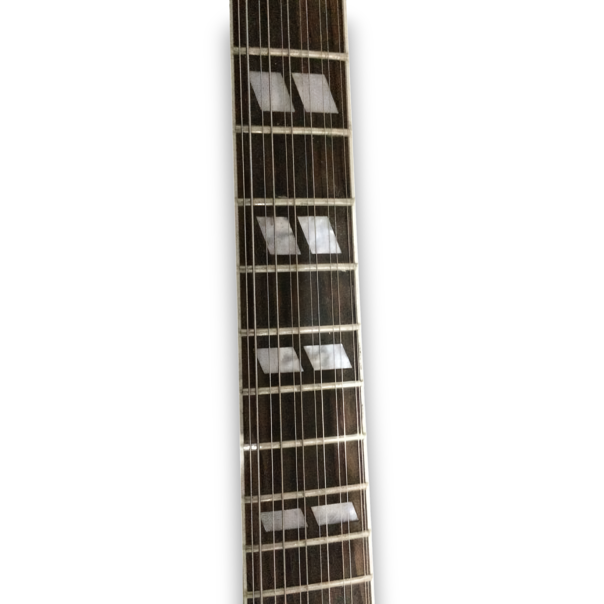 Custom Made Alpine White Don Felder SG Style 1275 Double Neck 12 & 6 Strings Electric Guitar - Image 2