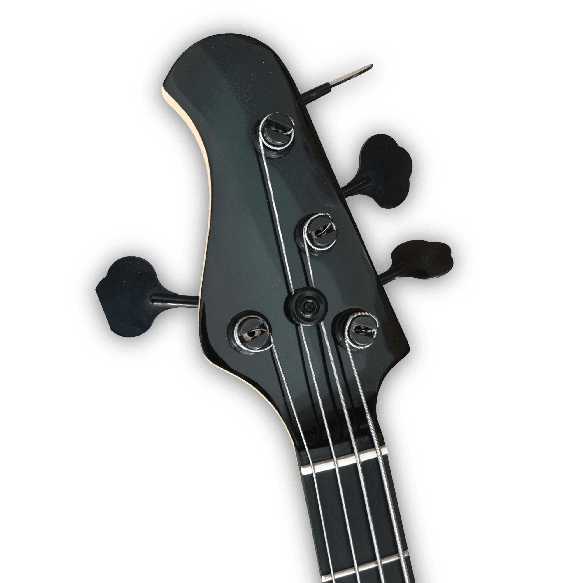 Custom Made Bass Left Handed Green Black Burst Style 4 Strings Electric Bass - Image 3