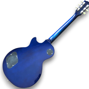 Custom Made LP Style  Aurora Borealis Flame Maple Top Electric Guitar - Image 6
