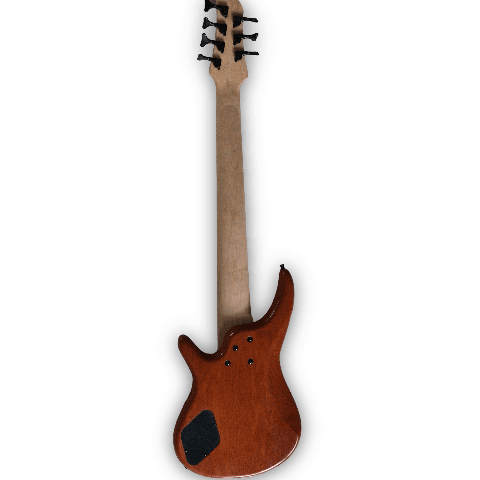 Custom Made Fretless Style Natural Finish 7 Strings Electric Bass - Image 5