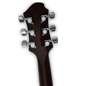 Custom Made Pearl Font Style Ring Chess Electric Guitar - Image 7