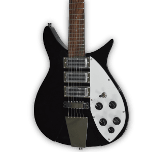 Custom Made John Lennon Black 325 Style 6 Strings Electric Guitar - Image 2