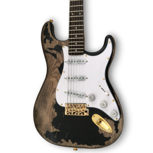 Custom Made Heavy Relic John Mayer Black One Strat Style 6 Strings Electric Guitar - Image 2