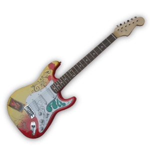 Custom Made Strat Style 6 Strings Jimi Hendrix Style Electric Guitar - Image 2