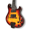 Custom Made Sunburst Trey Anastasio Style Semi-Hollow Flame Maple Top 7 Strings Electric Guitar