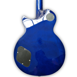 Custom Made Flame Maple Top 6 Strings LP Blueberry Burst Style Electric Guitar - Image 7