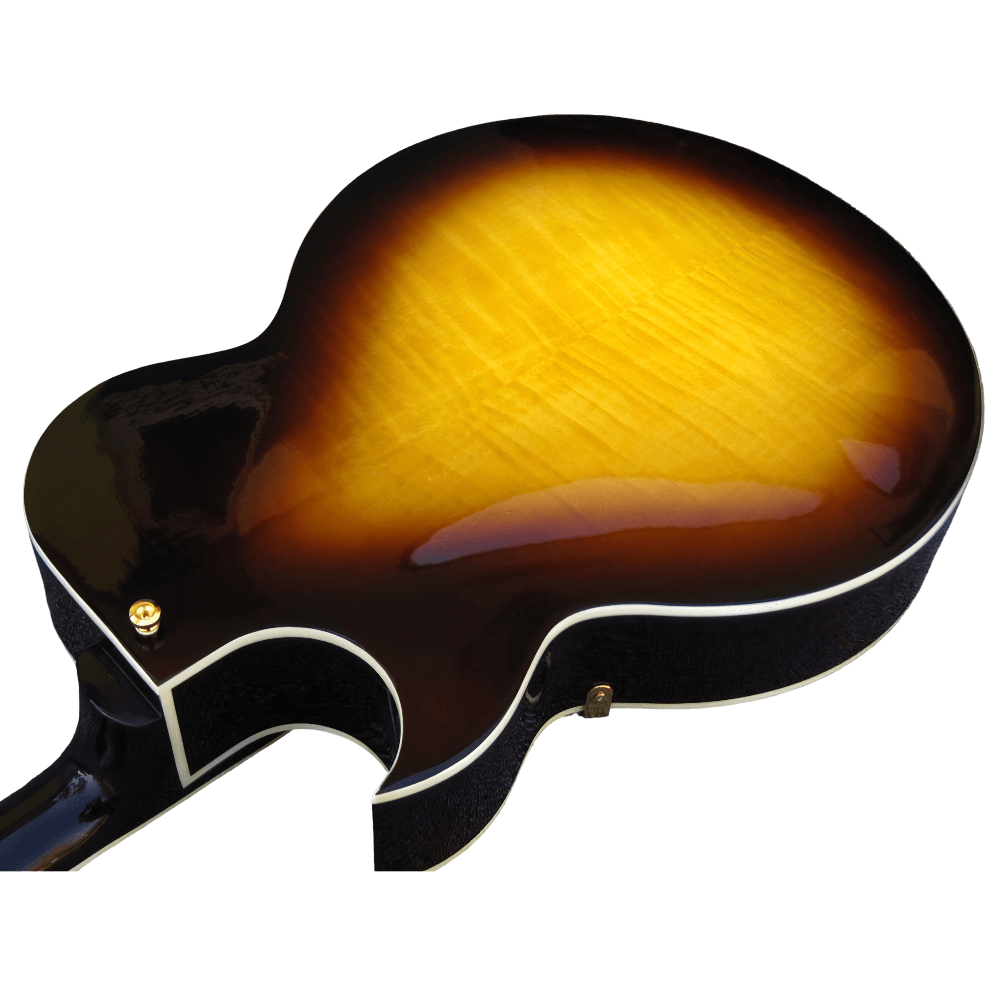 Custom Made Vintage Sunburst Byrdland Style Hollow Body Electric Guitar - Image 5