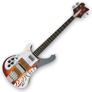 Custom Made Sgt. Pepper Left Handed 4003  McCartney 4 Strings Style Electric Bass - Image 2
