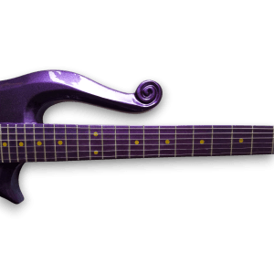 Custom Made Prince Cloud Metallic Purple Style 6 Strings Electric Guitar - Image 4
