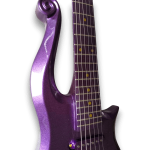 Custom Made Prince Cloud Metallic Purple Style 6 Strings Electric Guitar - Image 3