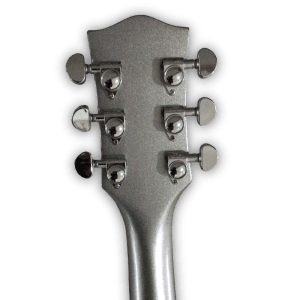 Custom Made Platinum Silver Richard Z. Kruspe Style 6 Strings Electric Guitar - Image 6