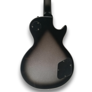 Custom Made Teardrop Metallic Silverburst LP Style Left Handed 6 Strings Electric Guitar - Image 10