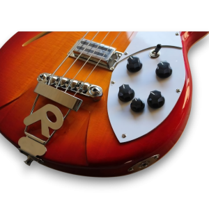 Custom Made Color Fireglo 4005V Style 4 String Electric Bass - Image 4