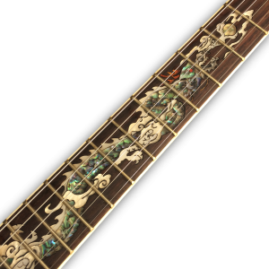 Custom Made Abalone Dragon Inlay LP Style 6 Strings Electric Guitar - Image 5