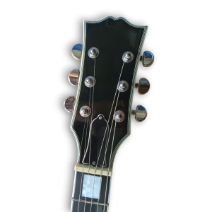 Custom Made Left Handed Flame Maple Top Midnight Blue LP Style 6 Strings Electric Guitar - Image 3