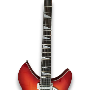 Custom Made Fireglo Color Semi-Hollow 360 12 Style 12 String Electric Guitar - Image 2