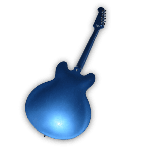 Custom Made Dave Grohl Pelham Blue 335 Style 6 Strings Electric Guitar - Image 4