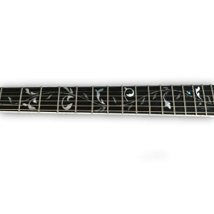 Custom Made Maple Wood Harp Double Neck Eclipse Style Acoustic Guitar - Image 3