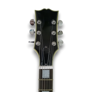 Custom Made Metallic Silverburst Teardrop LP Style 6 Strings Electric Guitar - Image 4