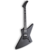 Custom Made James Hetfield Diamond Plate Style Explorer Black Electric Guitar