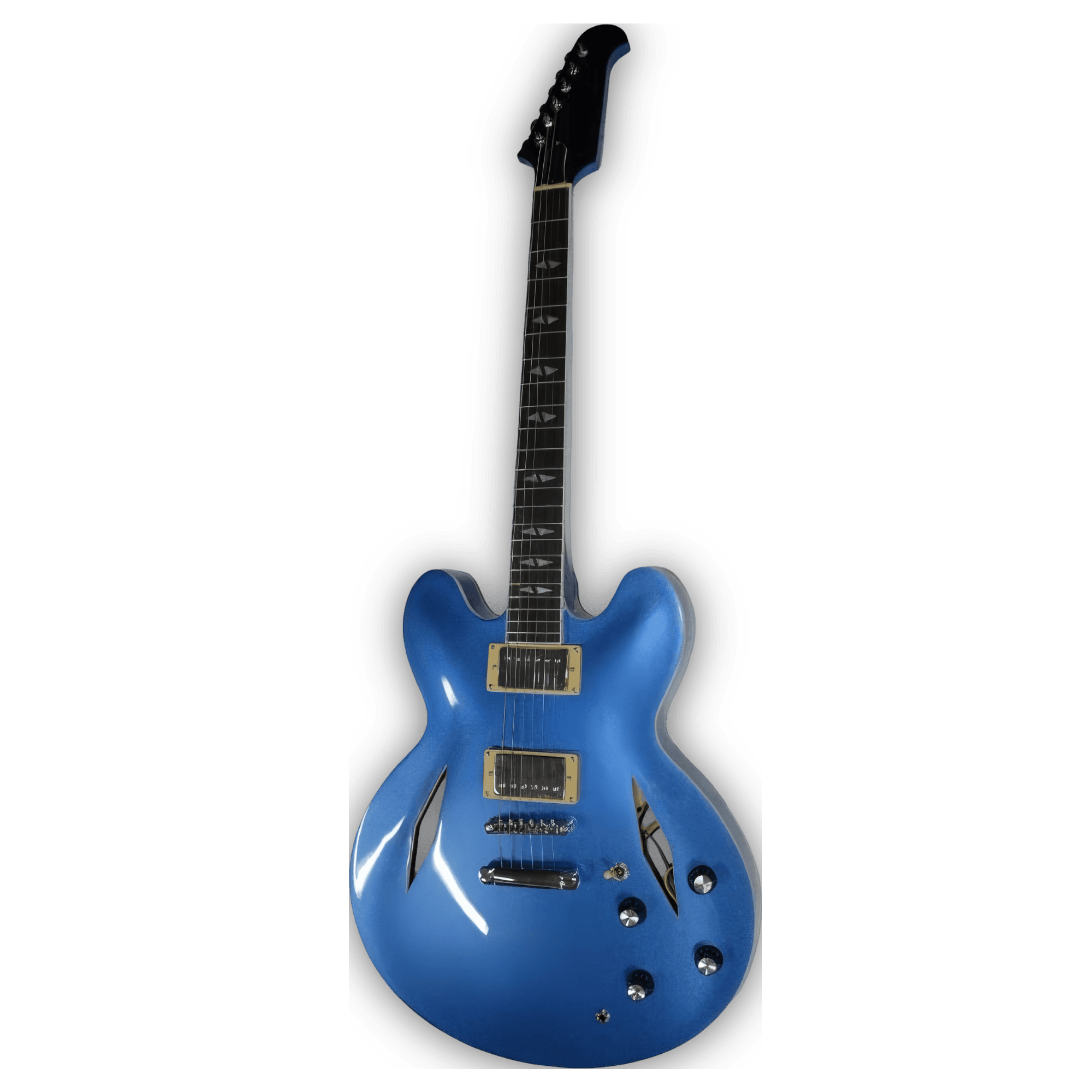 Custom Made Dave Grohl Pelham Blue 335 Style 6 Strings Electric Guitar
