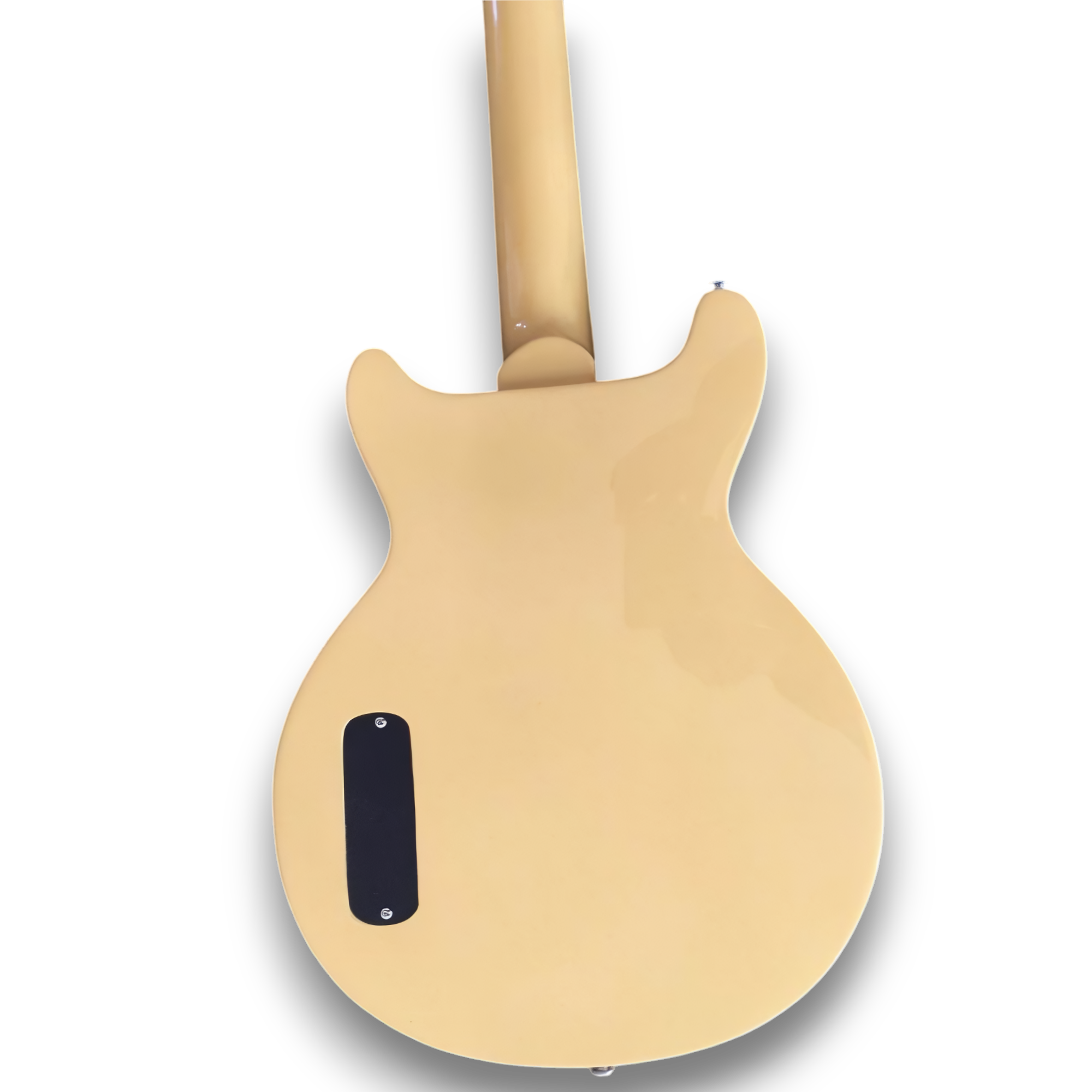Custom Made TV Yellow P90 Pickup Double Cut LP Junior Style 6 Strings Electric Guitar - Image 5