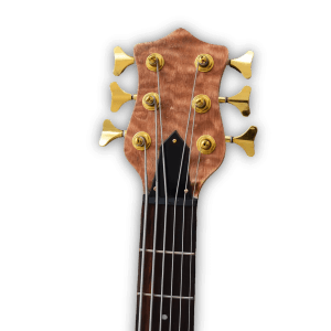 Custom Made Quilted Maple Top Elite Style 6 String Electric Bass - Image 4