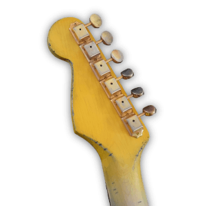 Custom Made Heavy Aged Black Relic Stevie Ray Vaughan SRV Strat Style 6 Strings Electric Guitar - Image 7