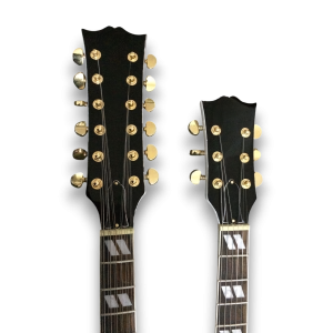 Custom Made Alpine White Don Felder SG Style 1275 Double Neck 12 & 6 Strings Electric Guitar - Image 3