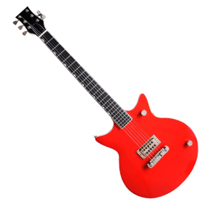 Custom Made Red G6131 Malcolm Young Style 6 Strings Electric Guitar