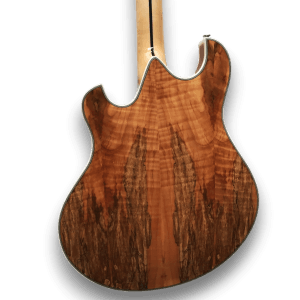 Custom Made Trey Anastasio Style Semi-Hollow Spalted Maple Top 6 Strings Electric Guitar - Image 6