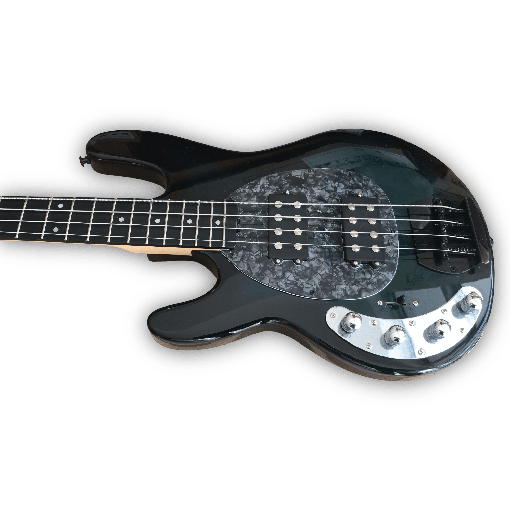 Custom Made Bass Left Handed Green Black Burst Style 4 Strings Electric Bass - Image 2