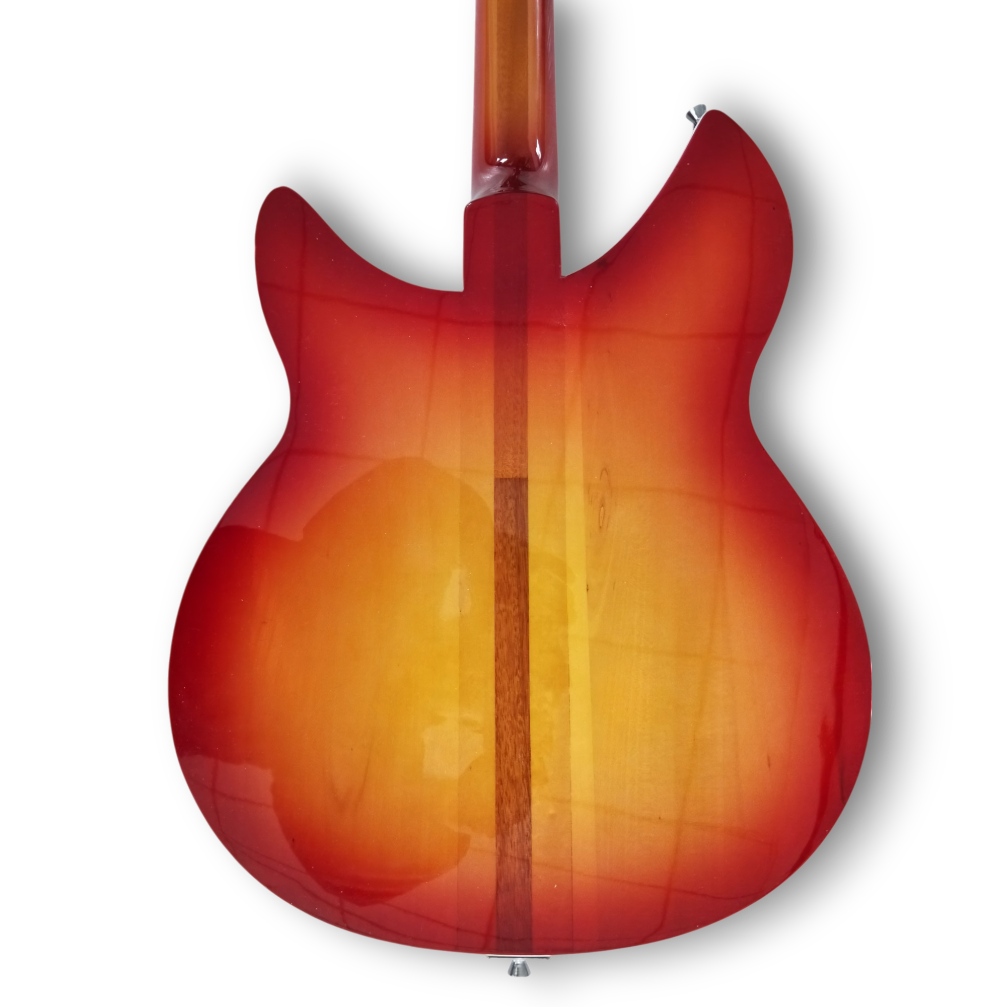 Custom Made Semi-Hollow 360 12 Fireglo Color Style Electric Guitar 12 String - Image 6