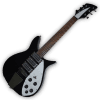 Custom Made John Lennon Black 325 Style 6 Strings Electric Guitar