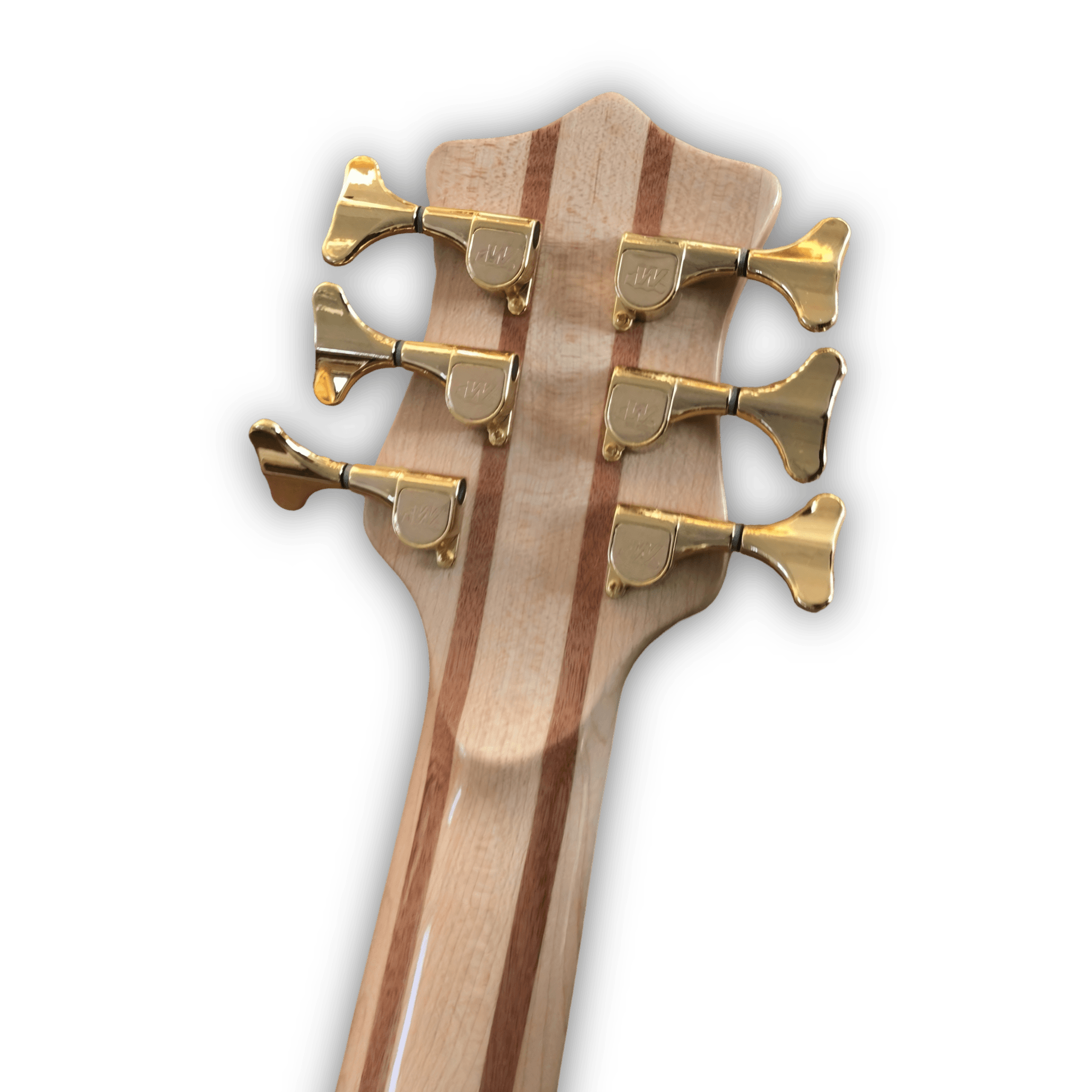 Custom Made Elite Style Quilted Maple Top 6 String Electric Bass - Image 7