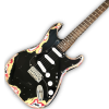 Custom Made Aged Heavy Black Relic Strat Style Electric Guitar