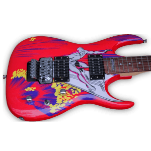 Custom Made Joe Satriani Style 20th Surfing with the Alien 6 Strings Electric Guitar - Image 2