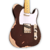 Custom Made Aged Wine Red Heavy Relic Tele Style 6 Strings Electric Guitar