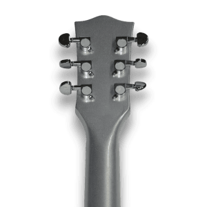 Custom Made Richard Z Style Platinum Silver Electric Guitar - Image 7