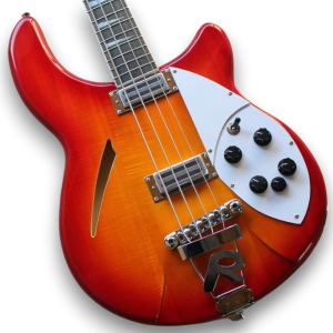 Custom Made Color Fireglo 4005V Style 4 String Electric Bass - Image 3