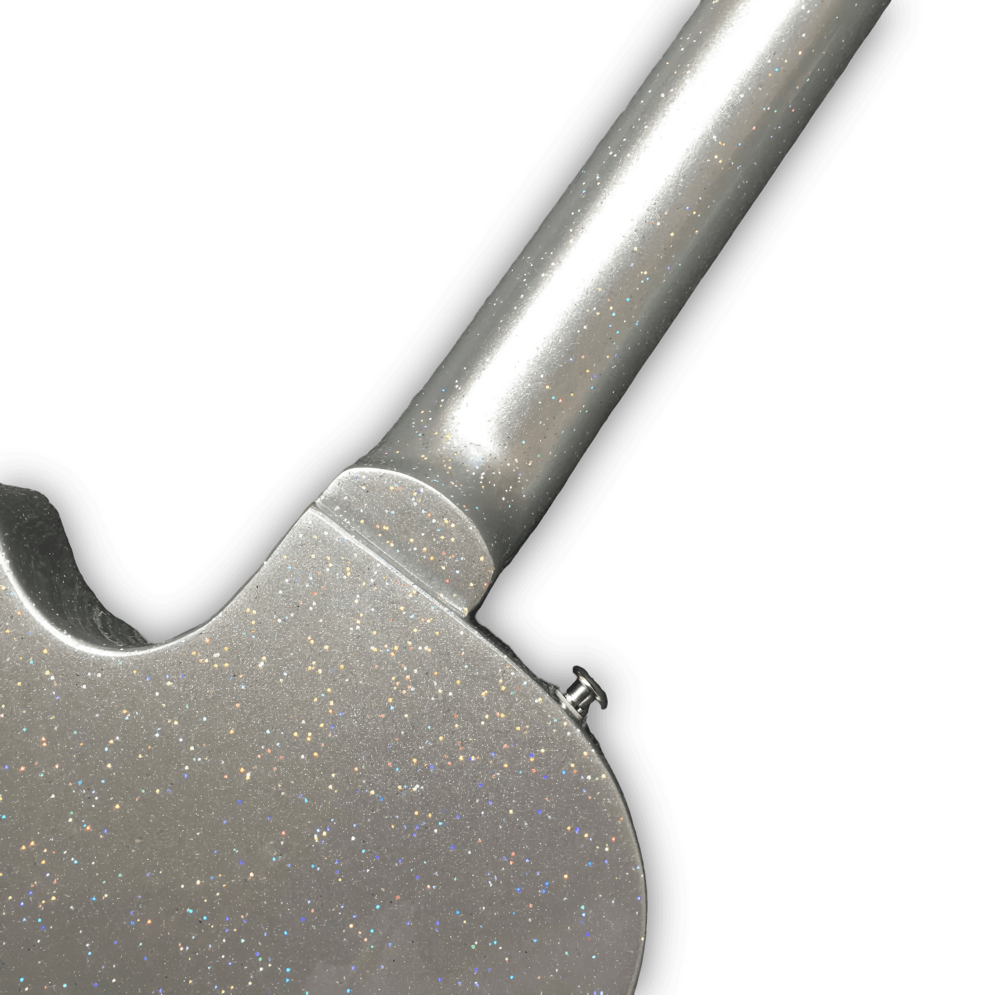 Custom Made Silver Sparkle P90 Pickups Single Cut LP Junior Style 6 Strings Electric Guitar - Image 8