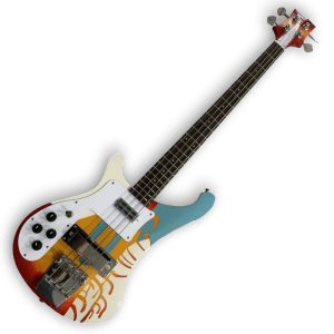 Custom Made Sgt. Pepper Left Handed McCartney 4 Strings 4003 Style Electric Bass
