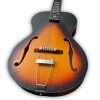 Custom Made L-1 F Hole Style Sunburst Custom Made Elvis Inlay Acoustic Guitar