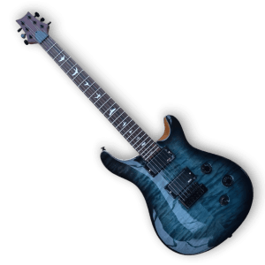 Custom Made Mark Holcomb Style Quilted Maple Top Blue Burst Style 6 Strings Electric Guitar - Image 2