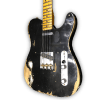 Custom Made Black Heavy Aged Relic Tele Style 6 Strings Electric Guitar